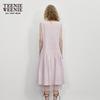 Teenie Weenie Women's Bear Print V-Neck Long Dress