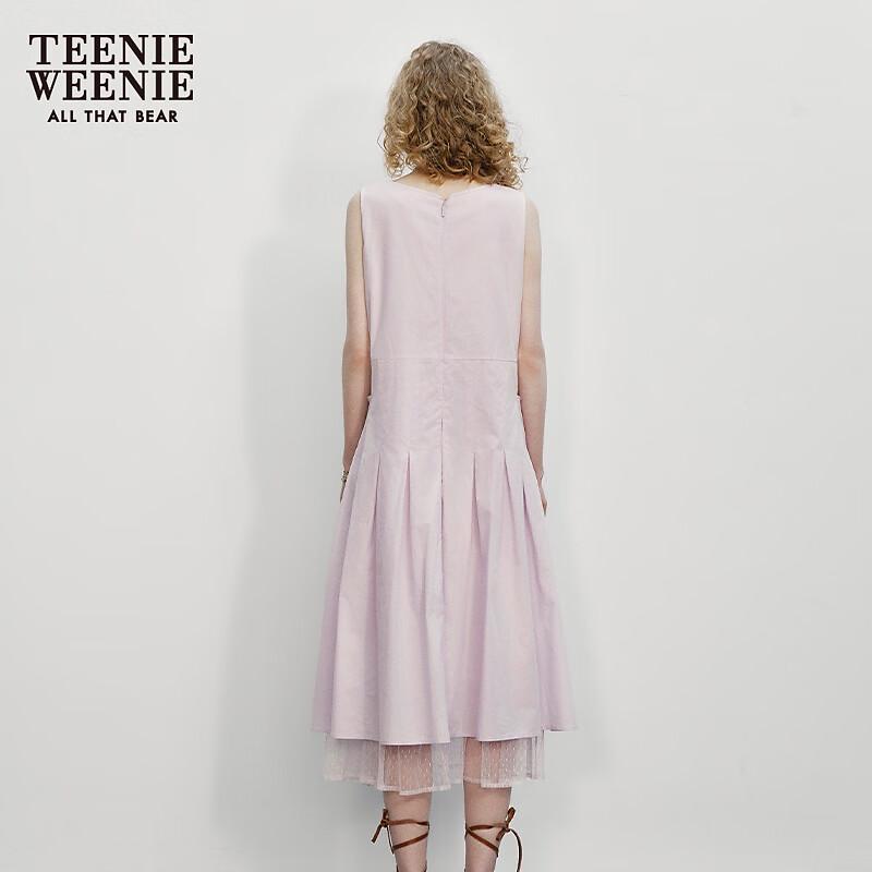 Teenie Weenie Women's Bear Print V-Neck Long Dress