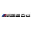 For BMW M 5.5cm Sticker M135I M240D M340I M550D M440D M135D M760LI M140D Modified Digital Displacement Standard ABS Rear Logo rvbf26