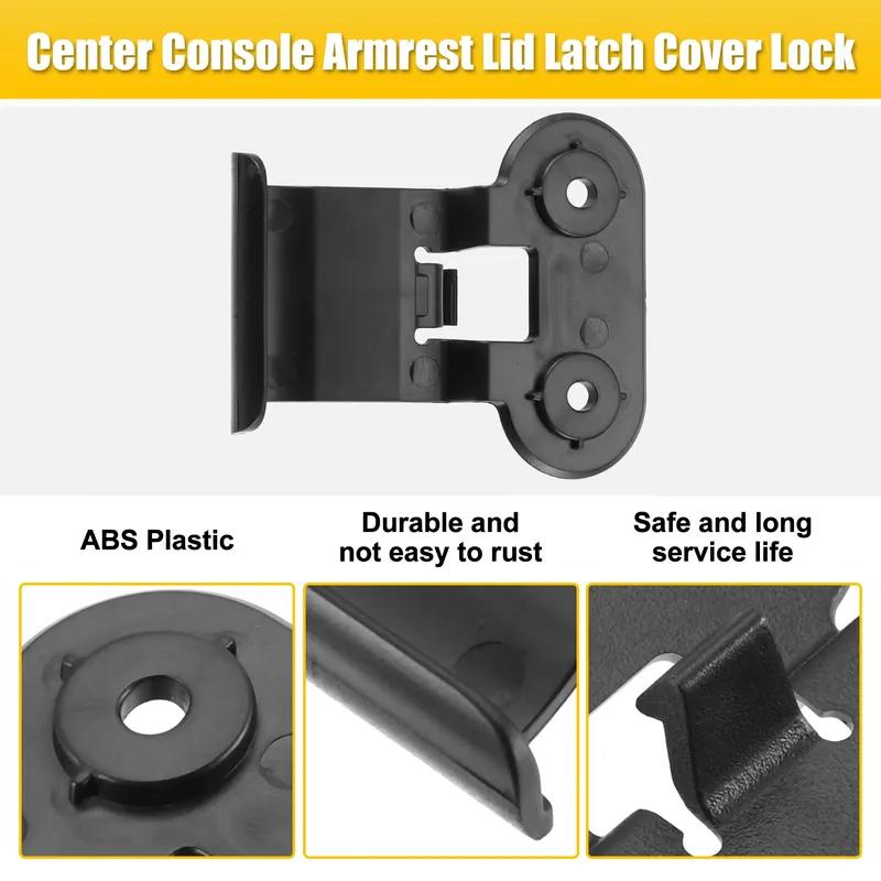 Center Console Armrest Lid Latch for Jeep Cherokee 1997-2001 55037537AA Black Glove Box Handle