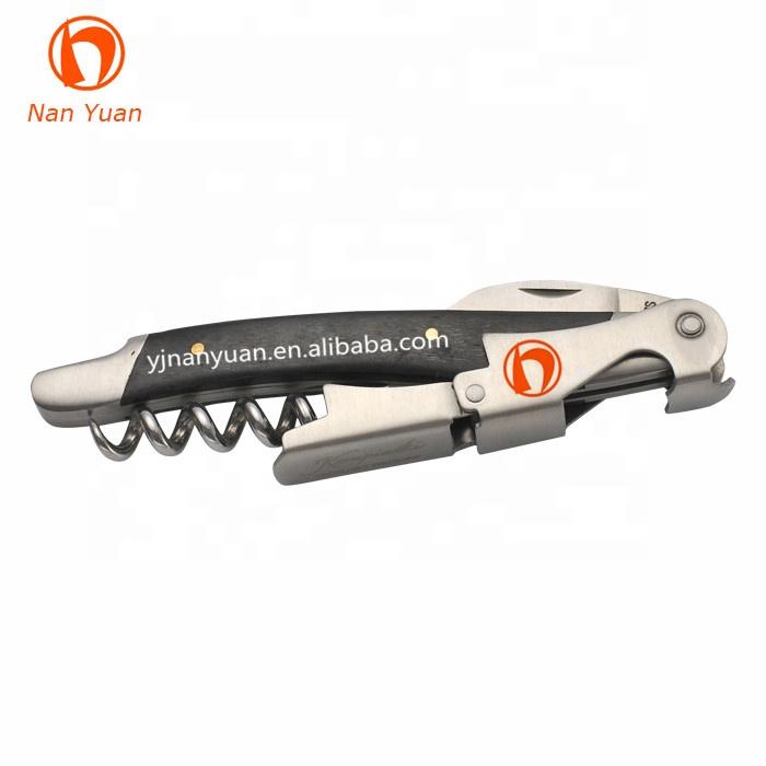 Professional Eco-Friendly Stainless Steel & Wood Handle Multi-Function Wine Corkscrew and Wine Openers