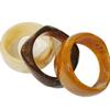 3/4 Pcs Thickened Irregular Resin Bracelet Punk Cuff Bracelet Set Exaggerated Chunky Bangles  Gifts