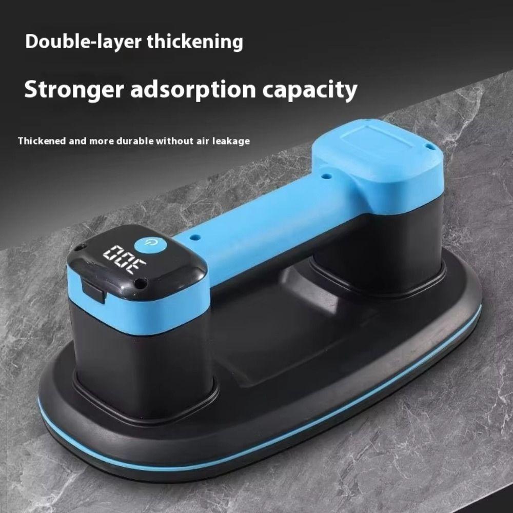 Powerful Air Pump Holder Electric Suction Cup Intelligent Digital Display Glass Lifting Suction Cup 4000 mAh Battery High-Power