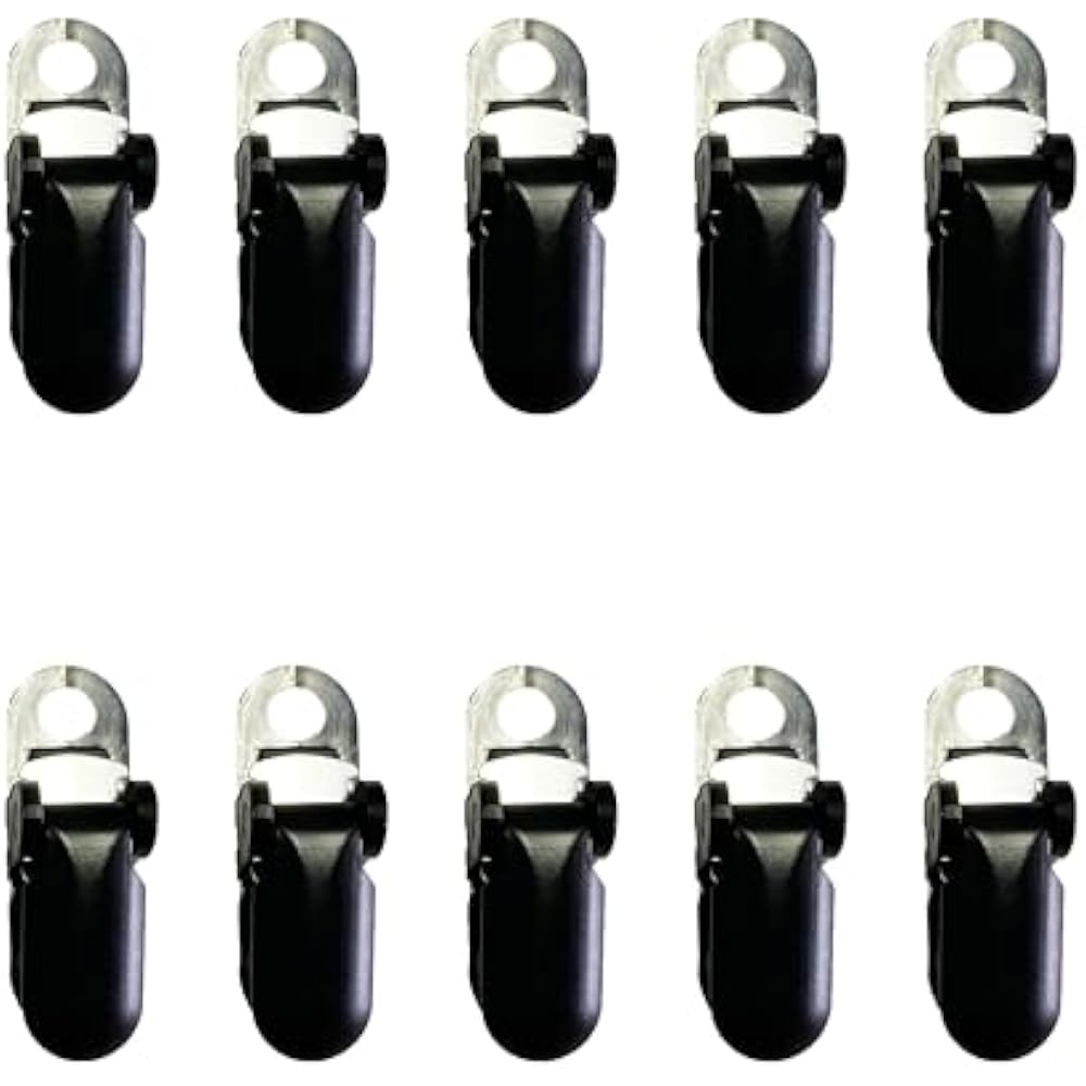 Kintenma Keeper Clips, Pack of 10, Handy Goods, Parts, Made in Japan, One-Touch Clips, Fall Preve...