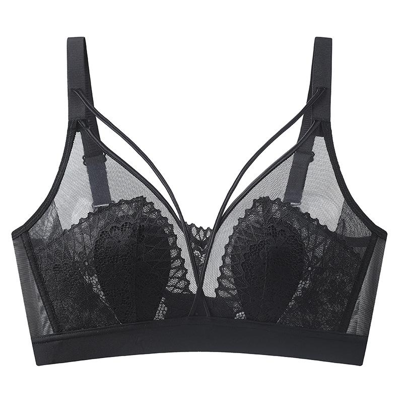 Slim Bra Designed for Women Without Underarms and With Lace-hugging Structuresexy Lace Bra That Prevents Sagging