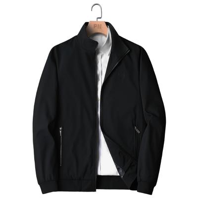 Men's Outerwear Casual Jacket Standing Collar Men's Outerwear