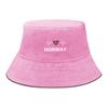 Bucket Hat With Norway Flag Print , Heart Wave Women's Cap Summer Unisex Candy Color Beach Hat