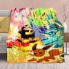 Pokémon Anime Flannel Blanket - Soft Warm Perfect for Sofa, Bedding Camping Travel Office Home Decor 