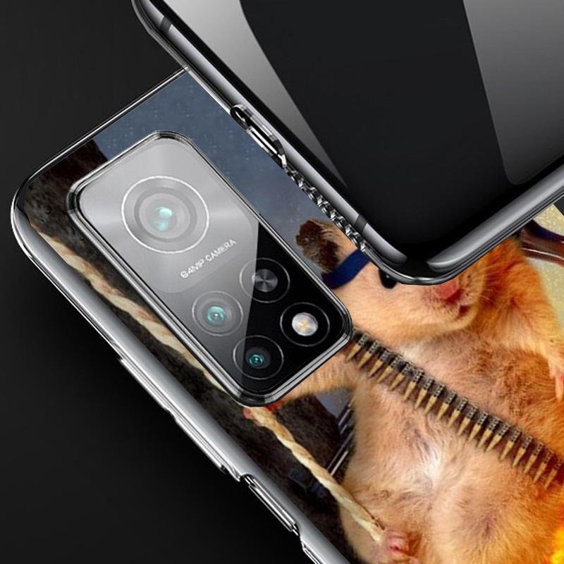 Cute Lovely Pet Hamster Phone Case For Xiaomi Redmi Note 15 14 13 12S 12 11 Pro Plus 14S 11S 11E 10 10S 11T 5G Personalized Cove