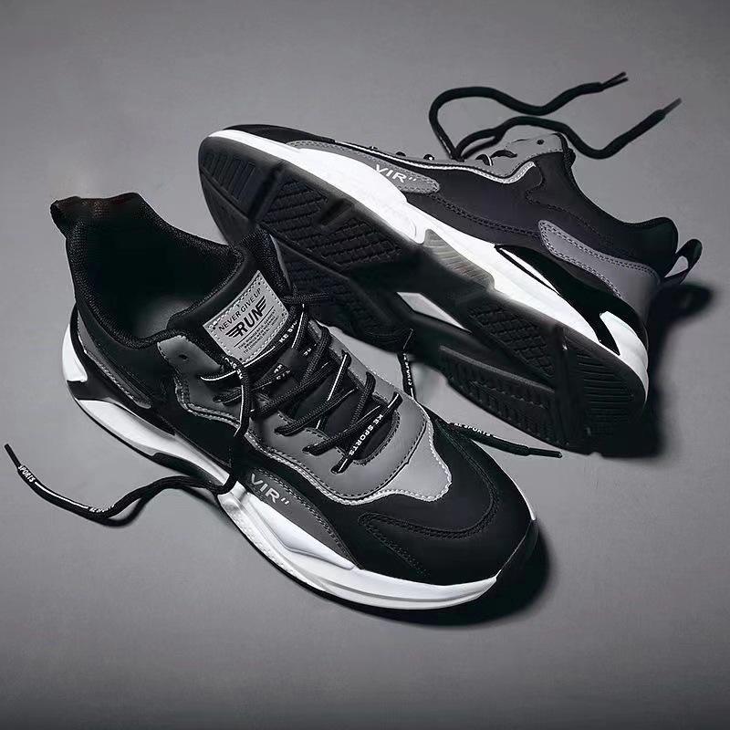 Herren Sportschuhe Schuhe Mode Koreanische Version atmungsaktiv schlicht Laufschuhe Farbabstimmung Trend Herren Reiseschuhe