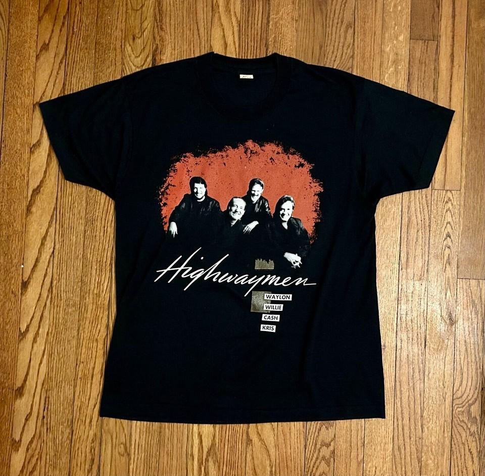 Highwaymen 1990 Tour Vintage Screen Stars SingleStitch TShirt Unisex T-Shirt XXXXL