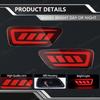 For Jeep Grand Cherokee 2011-/ Compass/ Dodge Journey LED Rear Bumper Reflector Lights Brake Turn Signal Lamp Taillights 12V