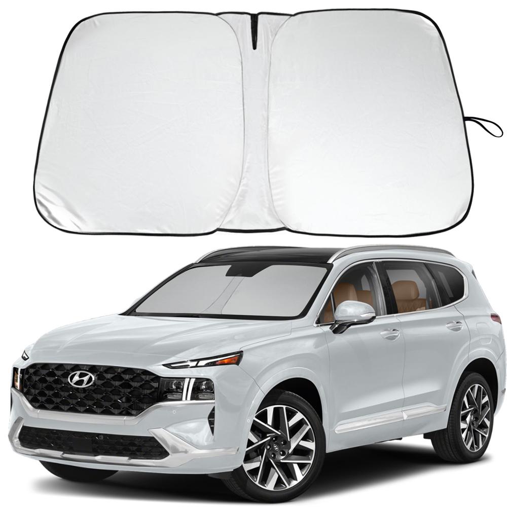 For Hyundai Santa Fe 2019 2020 2025 2025 2025 Car Windshield Sun Shade Reflective UV Shield Cover Visor Protector Accessories