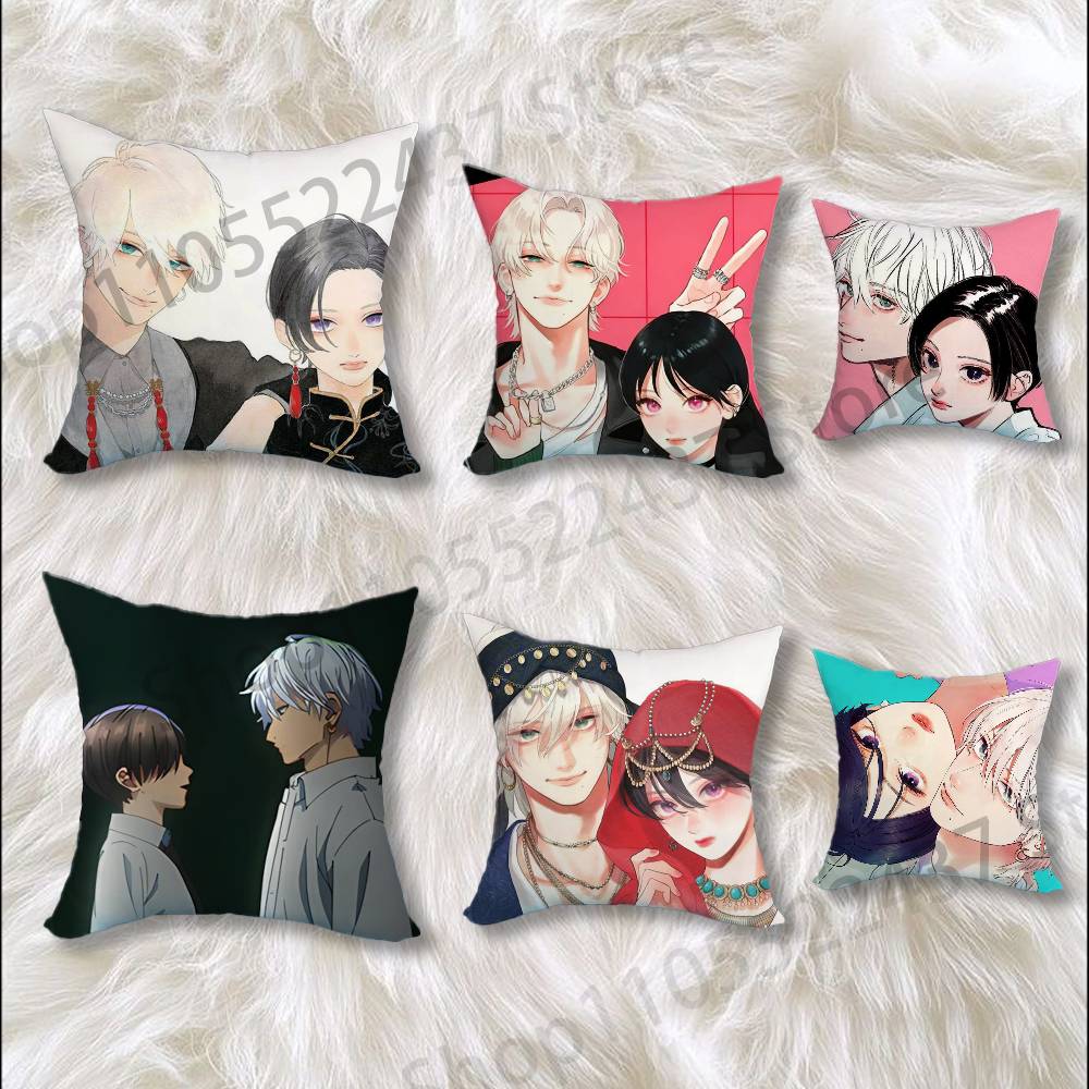Anime In the CClear MMoonlit Dusk Print Throw Pillow Cover Square Cushion Case for Living Room Bedroom Decor