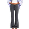 Women's Casual Lined Flared Wide Leg Sweatpants for Jogging and Lounging