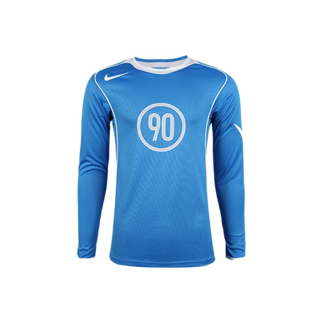 

Nike Пуловер с логотипом тренировочной серии T90, футболка с длинным рукавом для футбола, мужские топы IM6312-435 S