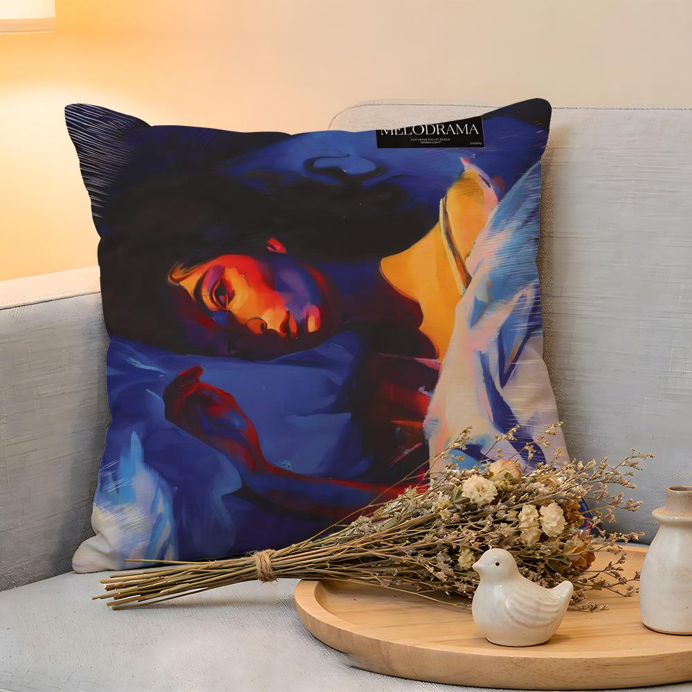 Cushion Cover Linen SkinFriendly Soft Decorative Case for Sofa Home Decor Singer lorde Pillow cover