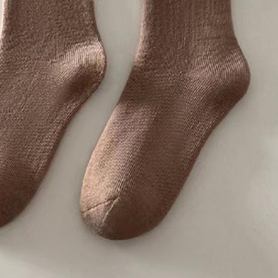 Thick Winter Knit Warm Socks for Women Fleece Lined Plush Floor Socks Thermal Ankle High Crew Boot Socks