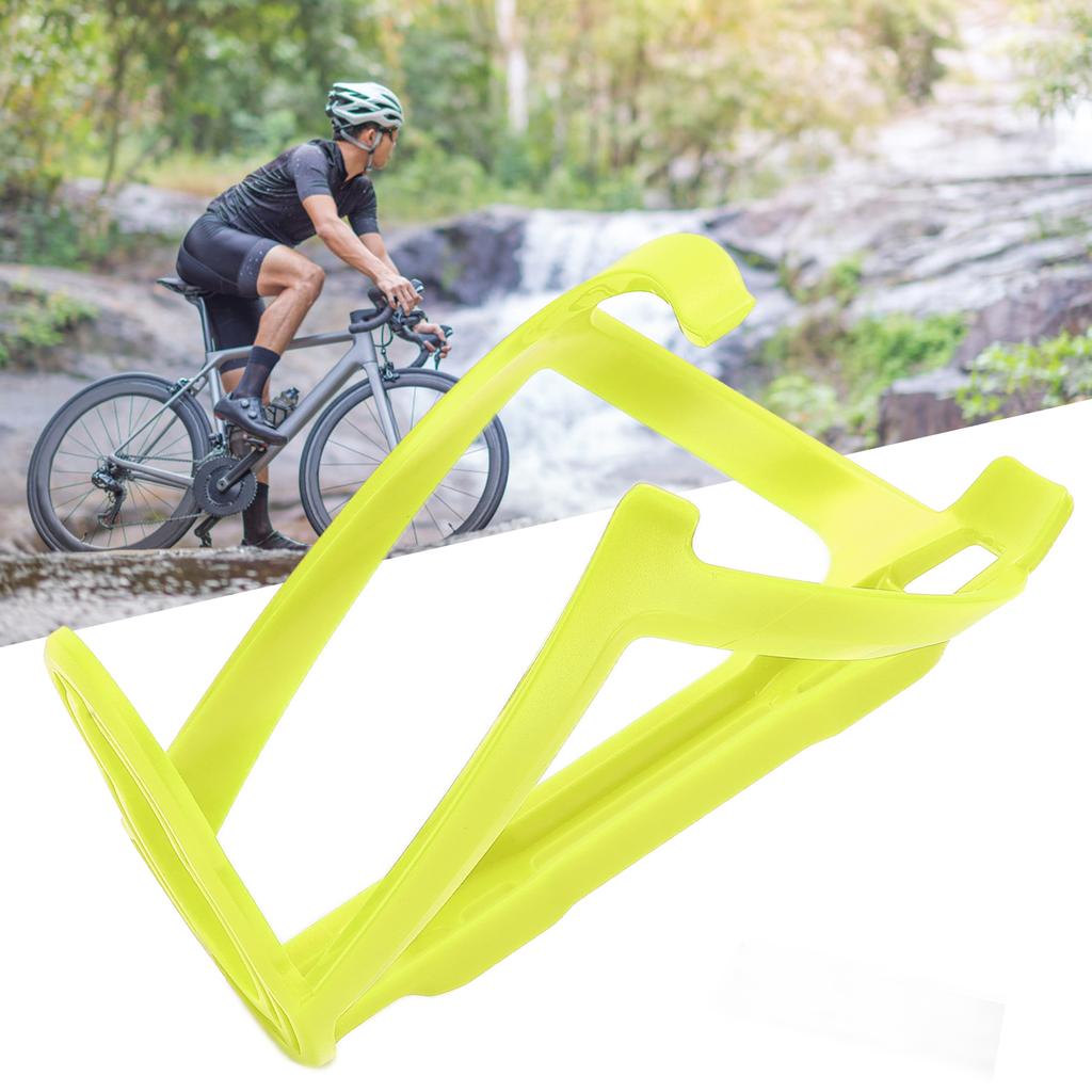 MTB Road Bicycle Water Bottle Holder Plastic Water Bottle Cage Racks Cup Holder Bike PartsYellow