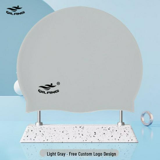 

Waterproof Silicone Swim Cap for Adults & Kids – Comfortable Fit with Ear Protection for Men & Women, Ideal for Long Hair