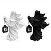 Halloween Witch With Lantern Realistic Resin Ghost Sculpture Ghost Looking For Light Scary Hell Messenger For Home Party Decor