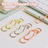 Metal Paper Clips 8Pcs Multi-functional Metal Paper Clips for Bookmark Photo Flipchart Memo Ticket Holder Stationery Supplies