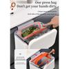 Hanging Kitchen Trash Can with Lid 9L Large Capacity Compost Bin for Under Sink or Countertop