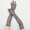 Strass-Langhandschuhe Fischernetz-Langhandschuhe Damen Netz-Langhandschuhe Tanzhandschuhe