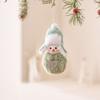 Xmas Ornament Plush Doll Pendant Snowman Christmas Tree Pendant  Home Decoration