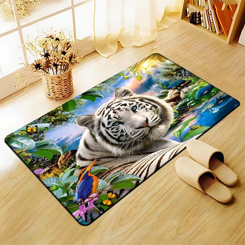 3D Art printing Tiger Printed Carpet for Living Room Large Area Rug Soft Carpet Home Decoration Mats Boho Rugs Dropshipping