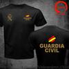 Spain Guardia Civil Espaa Emblem Back Gold T Shirt Unisex Fashion Trendy Casual Clothing Stylish Tops Tee Shirt Leisure Tshirt