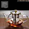 ZISIZ Heat-Resistant Glass Boiling Tea Pot