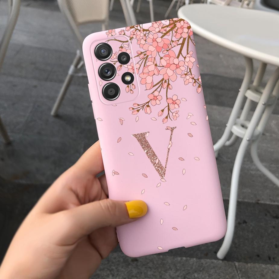 For Samsung Galaxy A32 Case SM-A325F New Fashion Letters Cover For Samsung Galaxy A32 5G SM-A326B Case Soft Silicone Fundas Bags