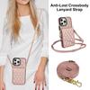 Crossbody Lanyard Wallet with Card Holder Kickstand Phone Case for iPhone 16 15 Pro Max Plus Shockproof Protective Cover