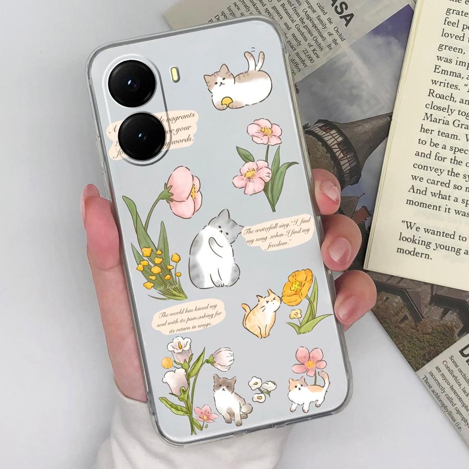Cases For Xaimo Poco F4 X7 X6 X5 X4 X3 M5 M6 M7 14T 15 Pro Plus Beautiful Girls Pattern Transparent Silicone Camera Protection Housing For Xiaomi Capa
