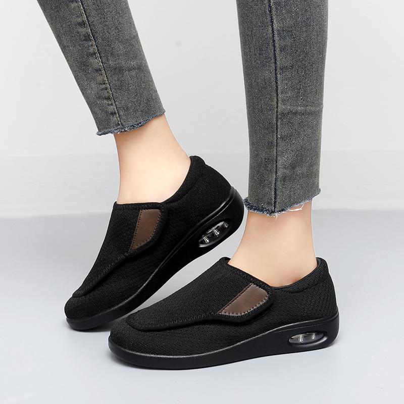 XIHAHA New Casual Orthopedics Wide Feet Swollen Shoes Thumb Eversion Adjusting Soft Comfortable Diabetic Shoe Walking Shoes