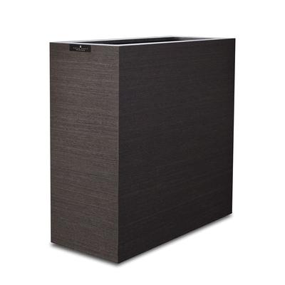 Bosk Bask Dust Box Slim L BK Black Trash Can Sorting Stylish with Lid Kitchen Trash Can Pail with Lid Trash Can with Lid Garbage Container Tatsunosuke