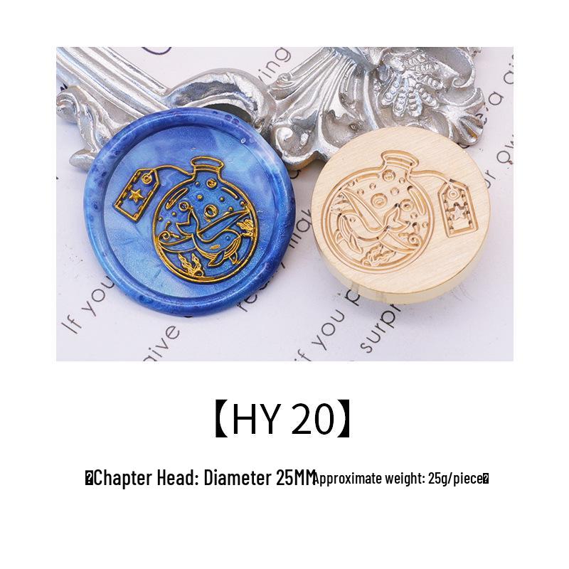 Ocean Series Wax Seal Stamp: Mermaid, Begonia, Whale