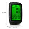 Lixada Wireless Bike Cycling Computer Bicycle Speedometer Odometer with LED Backlight