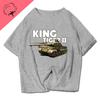 World War Ii Tank World Tiger M4 Military Enthusiast Short Sleeved TShirt Cotton Vintage Unisex Clothes