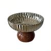 Food Grade Stainless Steel Dessert Bowl Retro Style Fruit Plate Dessert Salad Goblet High Footed Ice Cream Cup Restaurant