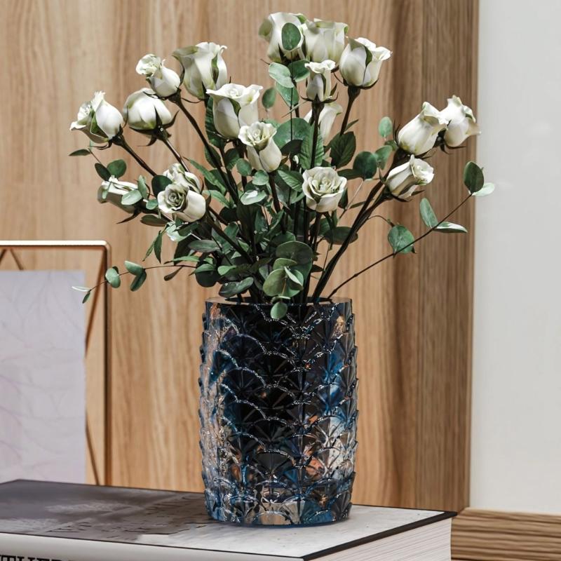 Silicone Mold For Resin Flower Pot 3D Petal Design Jewelry Container Making DIY Home Decoration Garden Planter