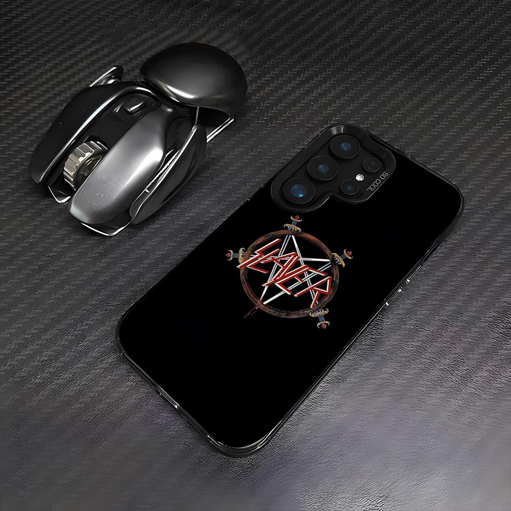 S-Slayer Metal Rock Band Handyhülle Für Samsung S26 S25 Plus S20 S20 Plus S22 Ultra S23 FE S21 Plus S21 Ultra Buntes Cover