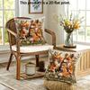 2 Fundas de Cojín Decorativas Familia de Zorros Salvajes Cuadradas Florales para Decoración de Sofá de Casa Dormitorio Funda de cojín
