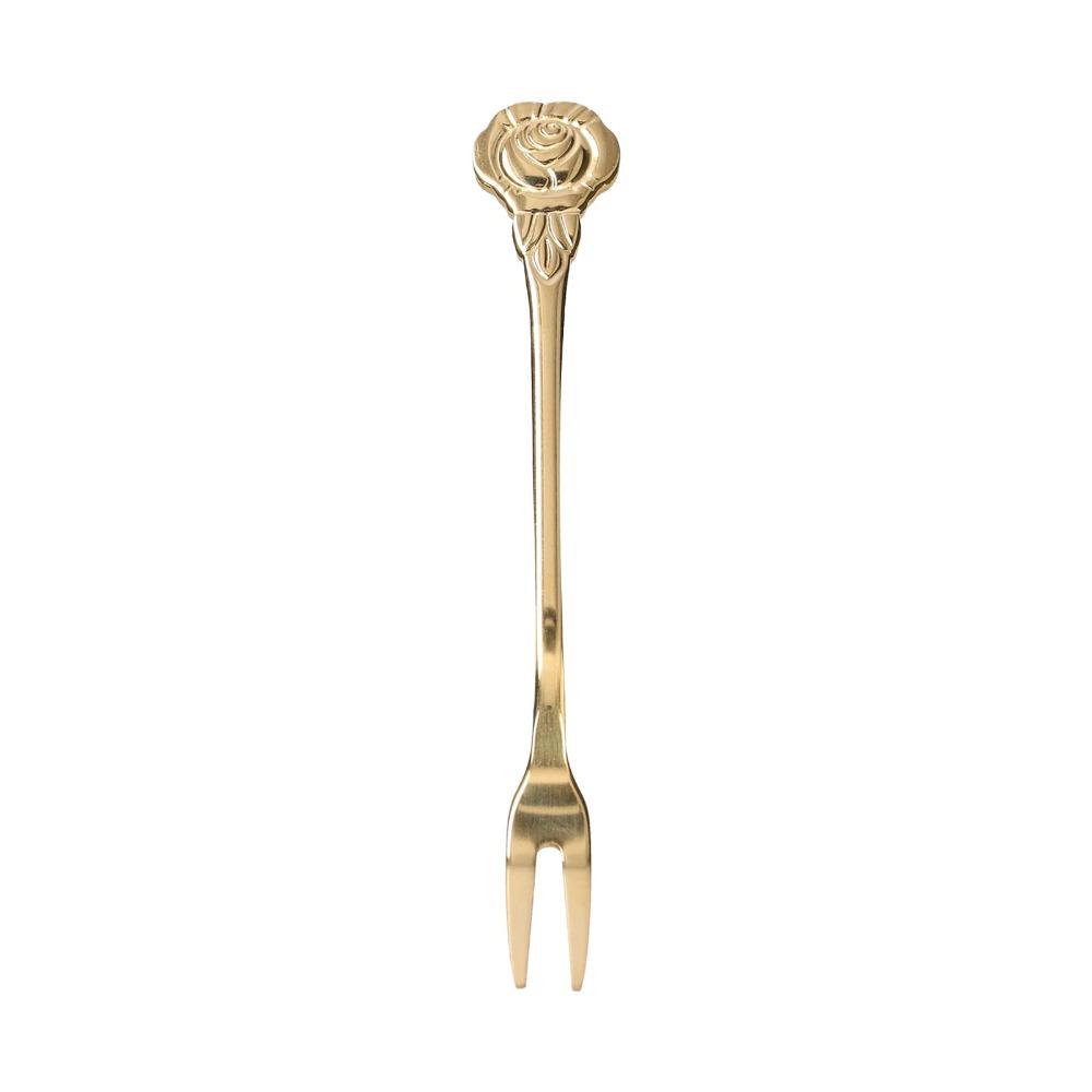 4Pcs Practical Dessert Forks Rustless Steel Cocktail Forks Salad Forks Appetizer Serving