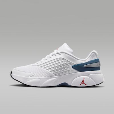 Jordan TRUNNER FLOW Running Shoes Men s Low Top White/Flame Red/True B 40