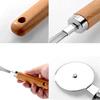 9Pcs Kitchen Gadget Set With Wooden Handle, Stainless Steel Cooking Tools Kitchen Accessories Pizza Cutter, Egg Whisk, Vegetable Set