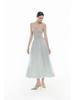 Vietnam Fairy Mesh V-neck Gown: Goddess-Style Wedding Dress 2206