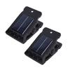 2pcs Solar Clip Light Motion Sensor 3 Lighting Modes Water Proof Clip On LED Solar Light for Garden