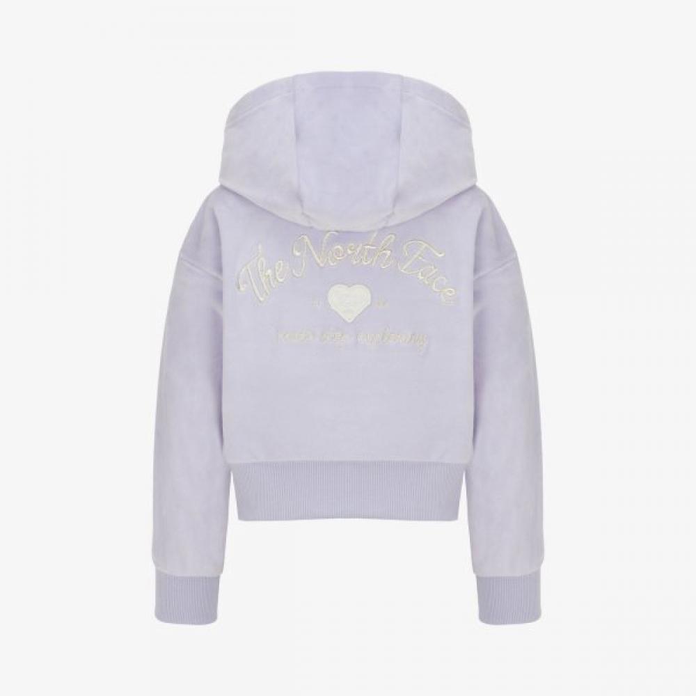 The North Face Girls Allison Zip Up Lilac Nj5jr51t